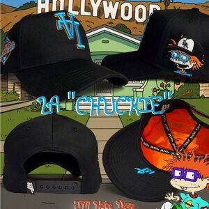 Black Cartoon Character Adjustable Hat